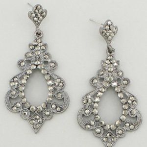 Victorian Crystal Drop Earrings
